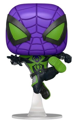 Figurine Funko Pop! N°839 -  Spider-man - Miles Morales (purple Suit)